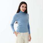 Elegant Solid Sweater for Women Image