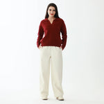 Elegant Jacquard Sweater for Women Image