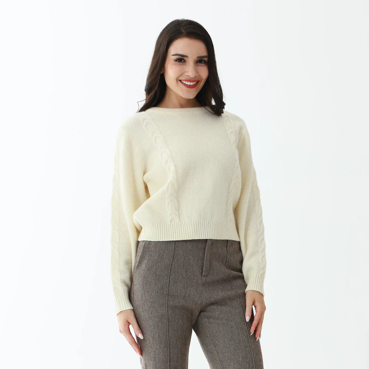 Elegant Jacquard Sweater for Women Image