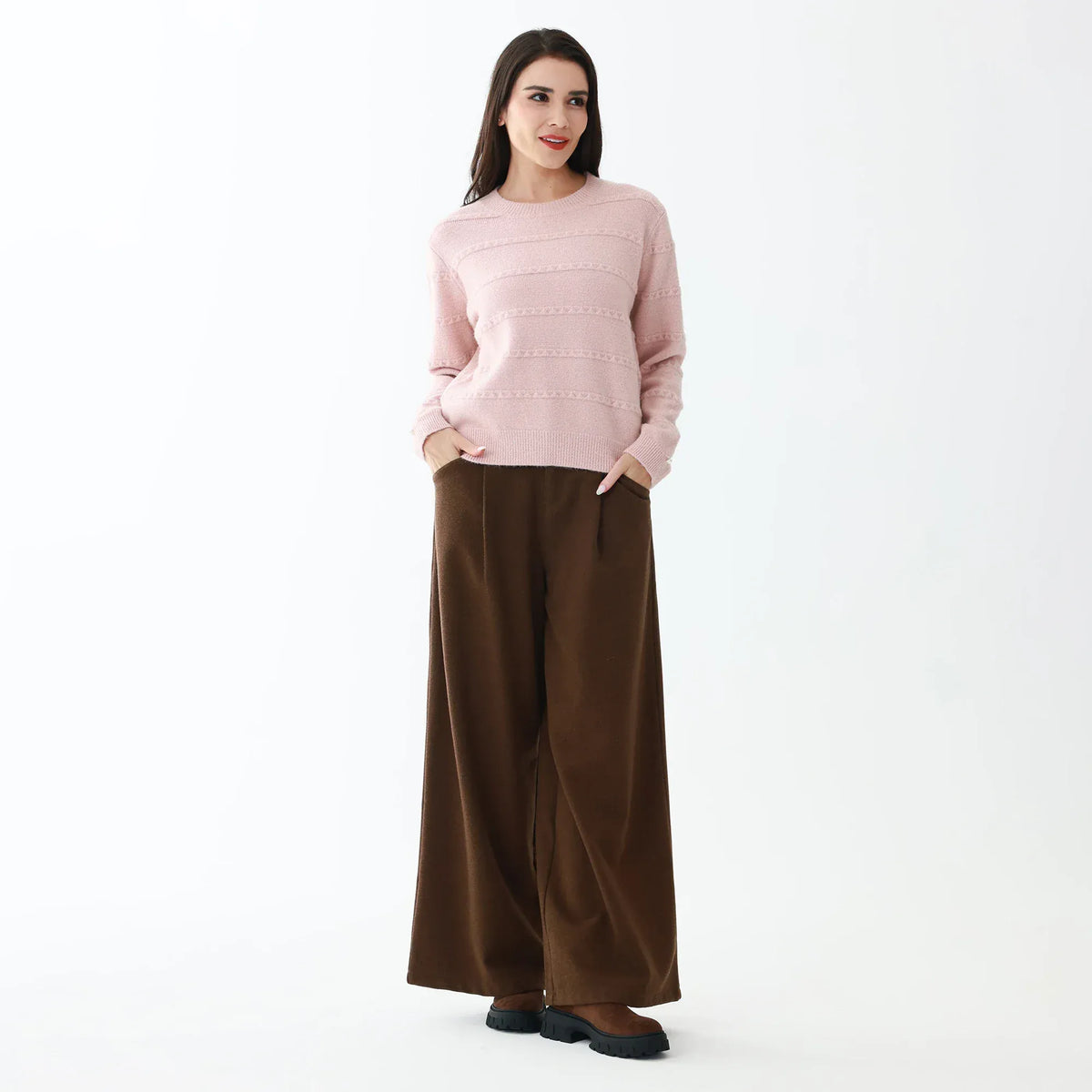 Elegant Jacquard Sweater for Women Image