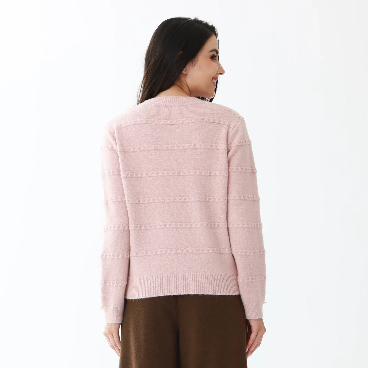 Elegant Jacquard Sweater for Women Image