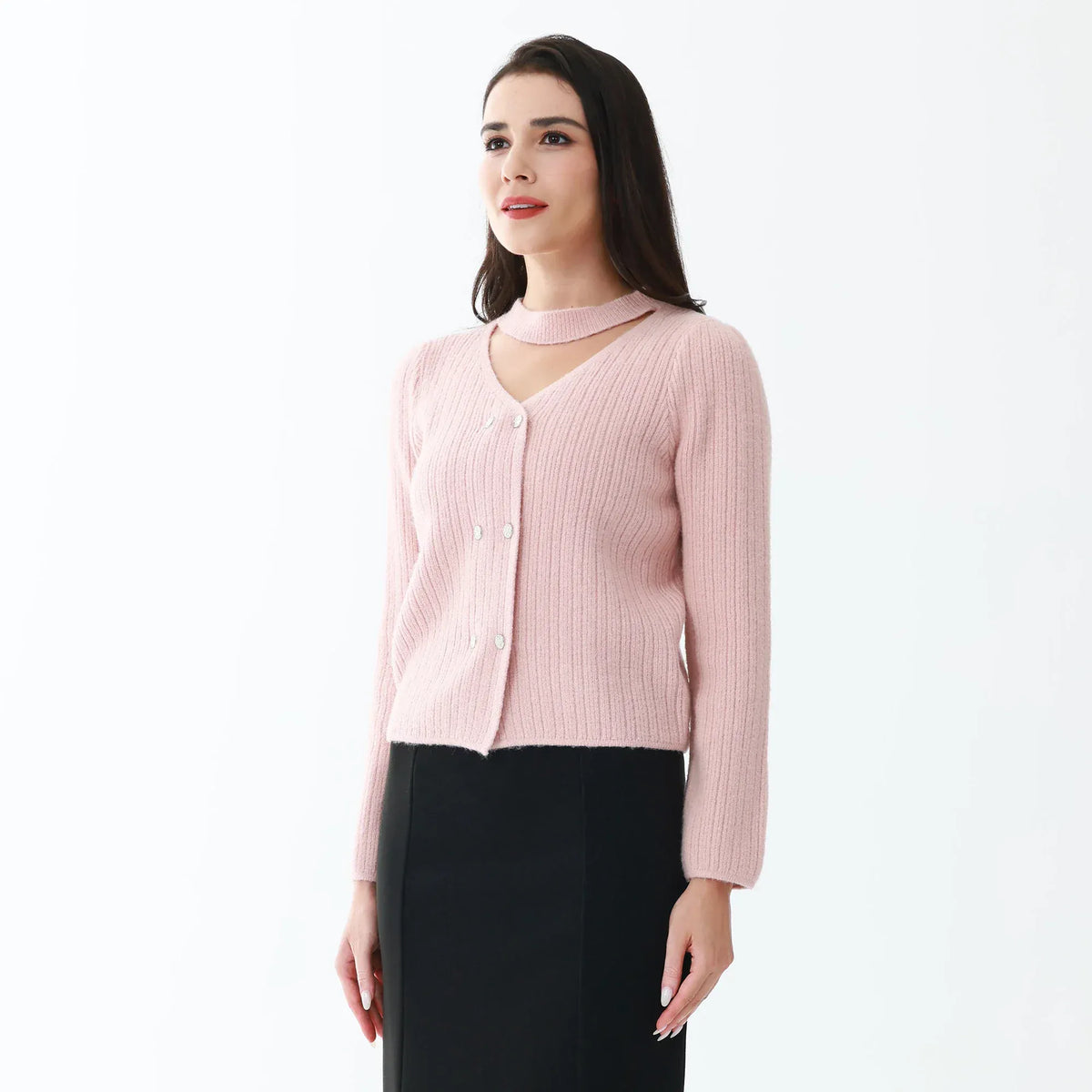 Elegant Jacquard Sweater for Women Image