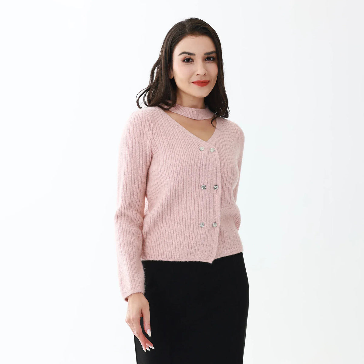Elegant Jacquard Sweater for Women Image