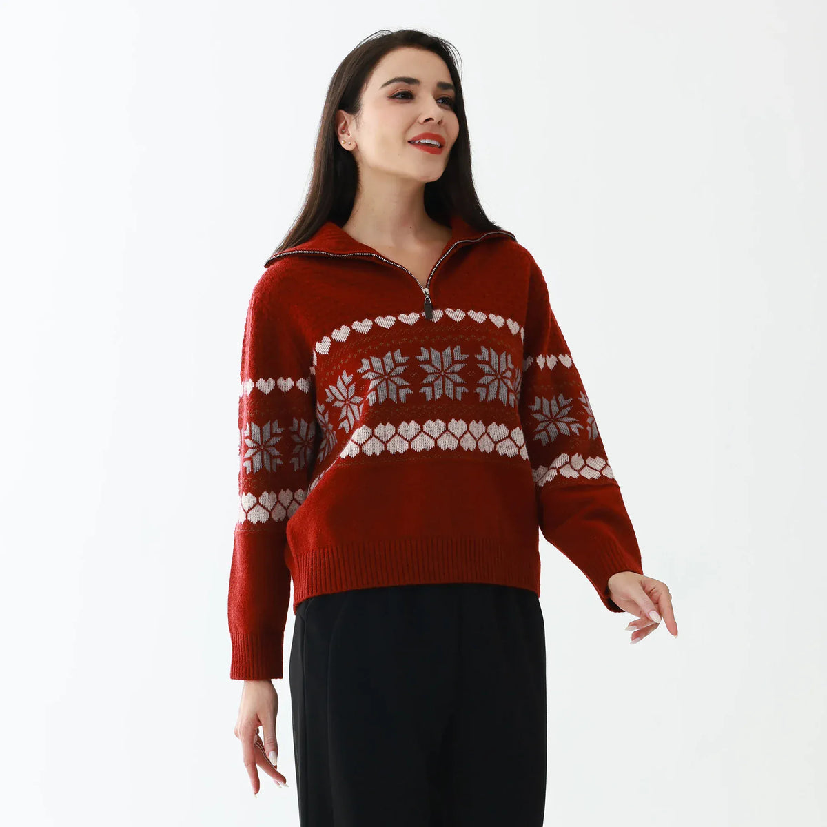 Elegant Embroidery Sweater for Women Image
