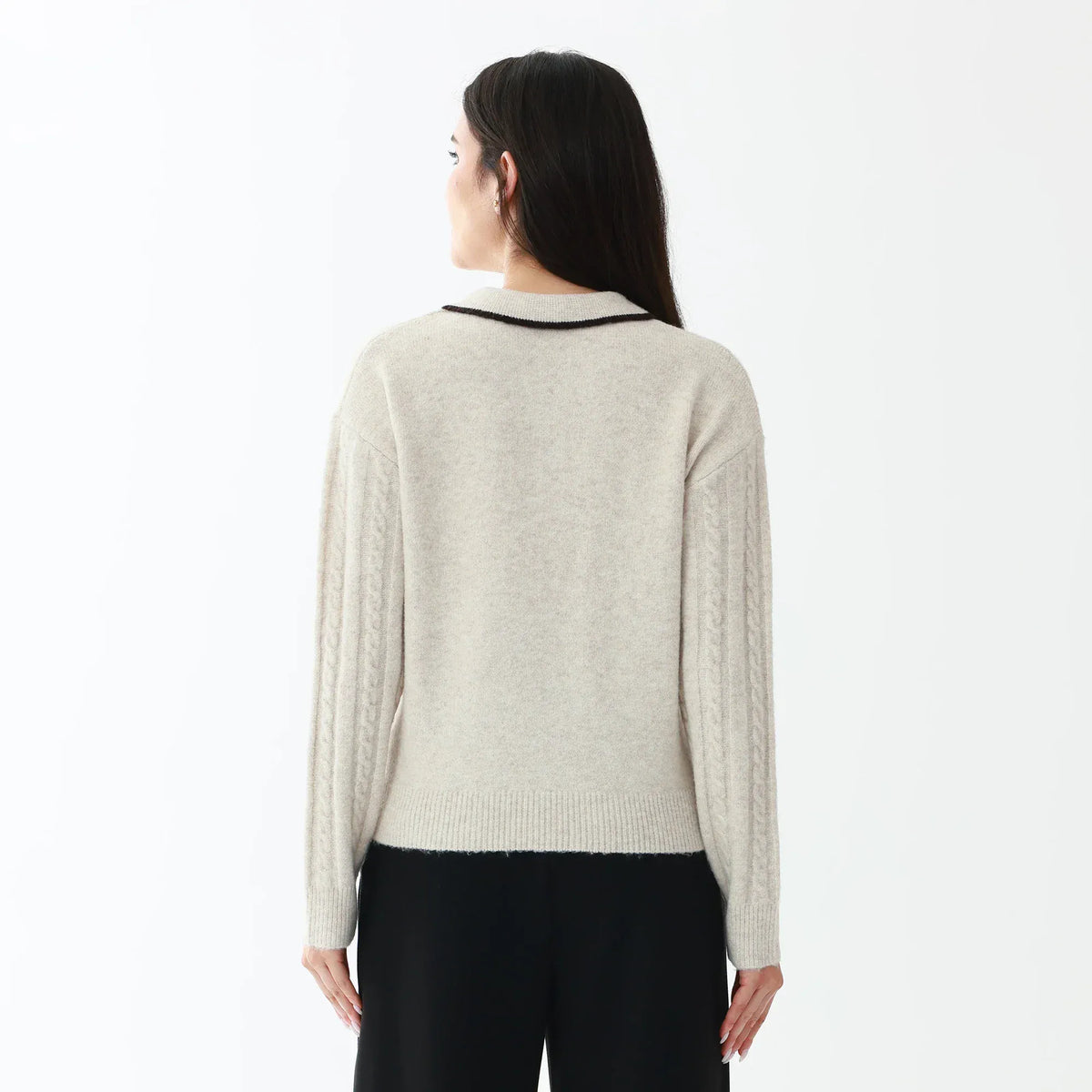 Elegant Jacquard Sweater for Women Image