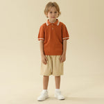 Jacquard Polo Shirt For Boys