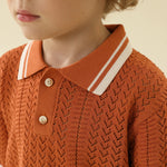 Jacquard Polo Shirt For Boys