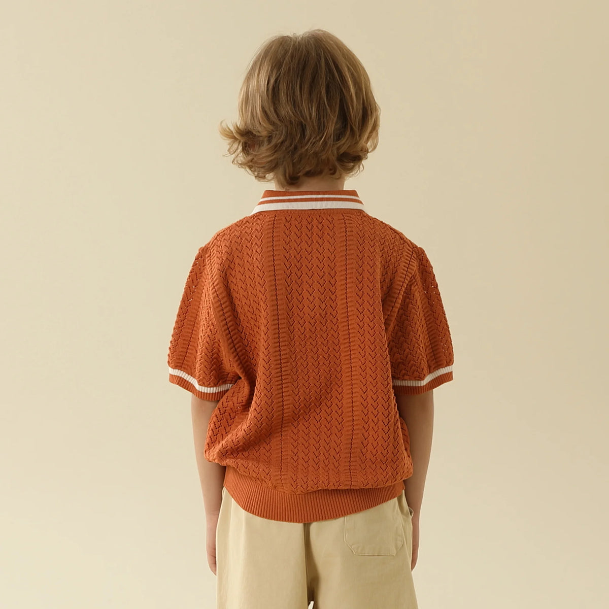 Jacquard Polo Shirt For Boys