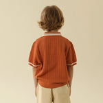 Jacquard Polo Shirt For Boys