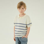 بولوشيرت كاجوال مخطط للأولاد