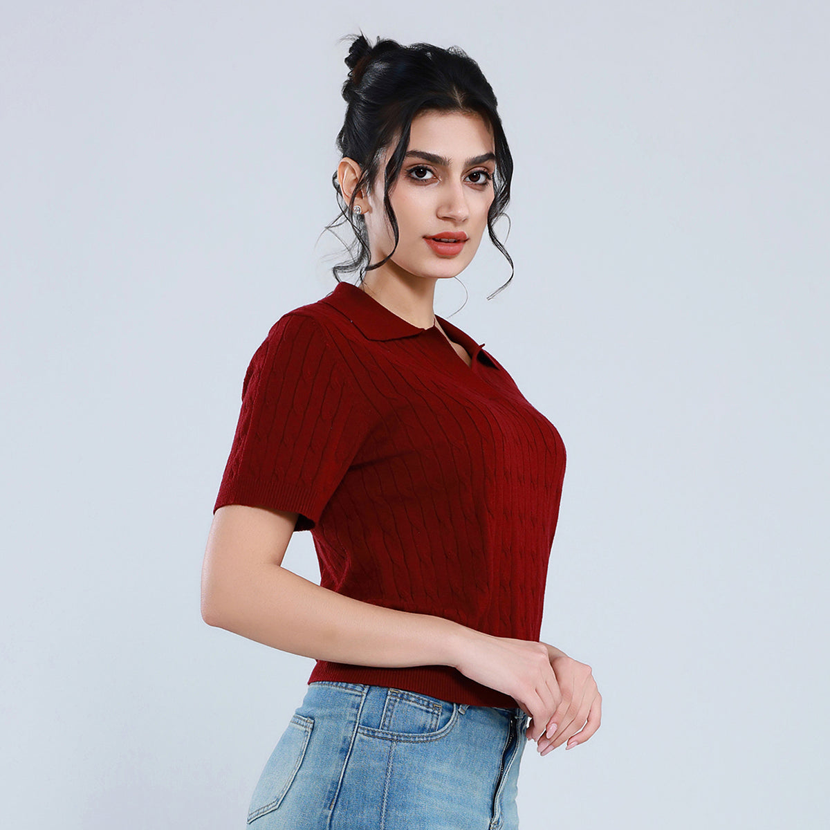 سويتر جاكار عصري للنساء