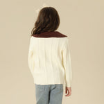 سويتر مزين بنمط الزهور للبنات
