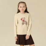Prominent Print sweater For Girls