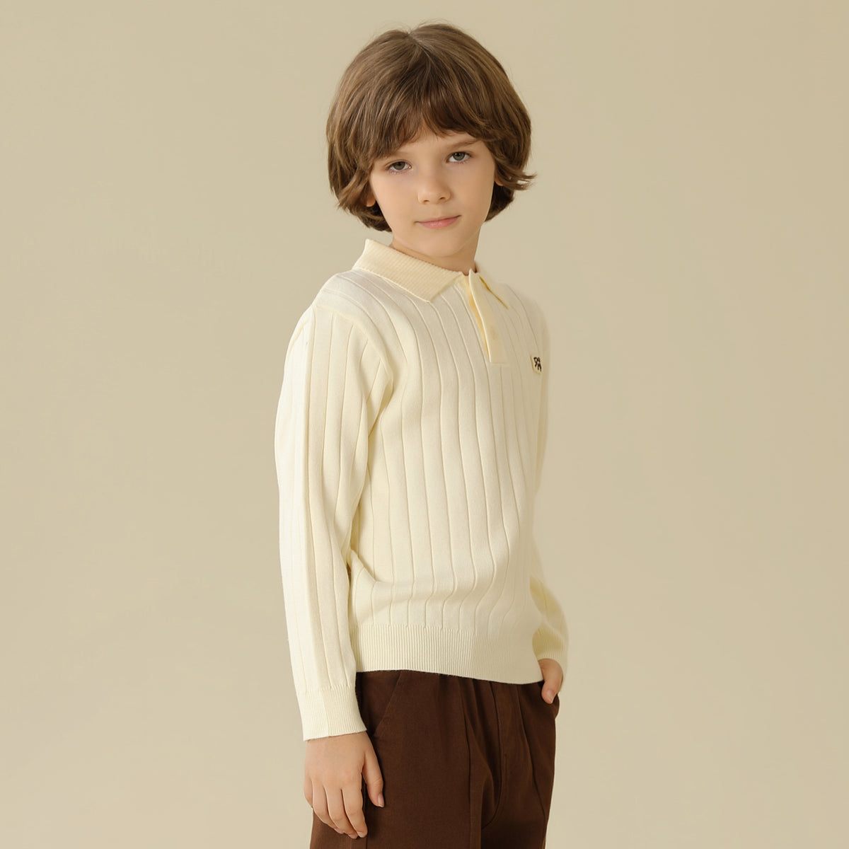 Badge Sweater For Boys
