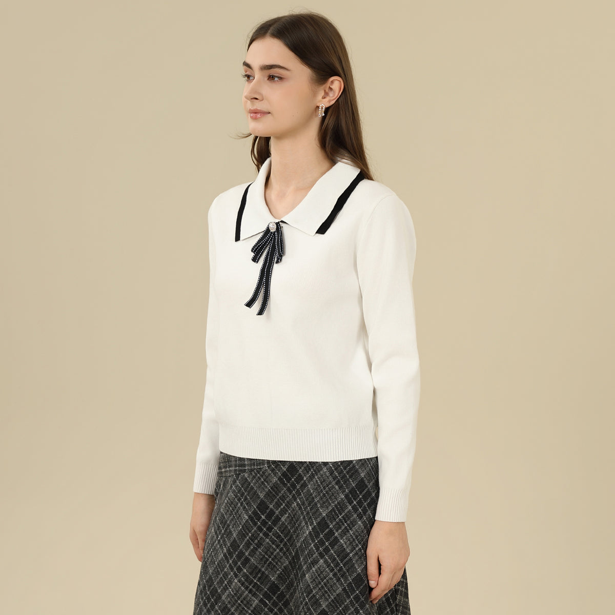 Color-Blocked Sweater For Women