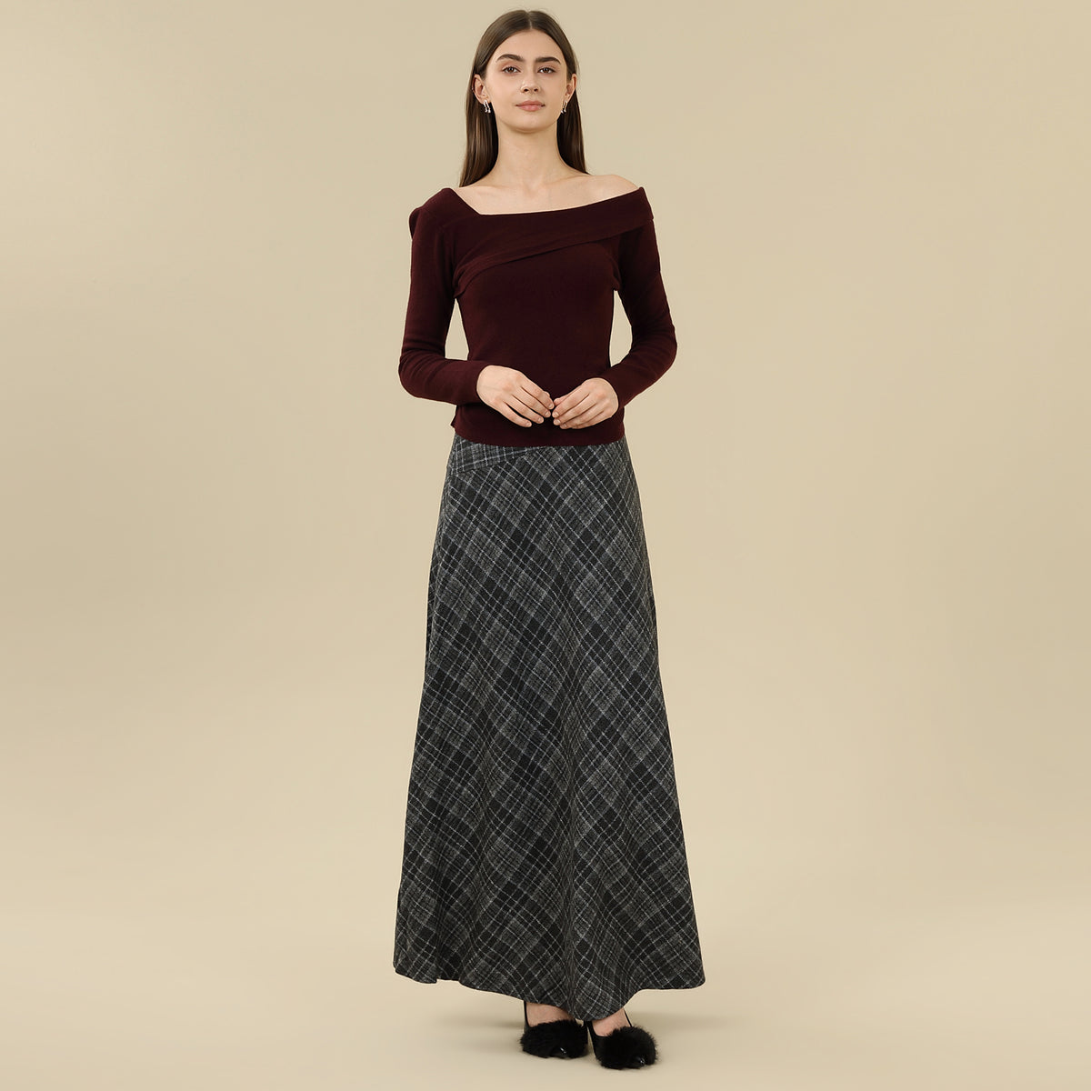 Plain Sweater For Women