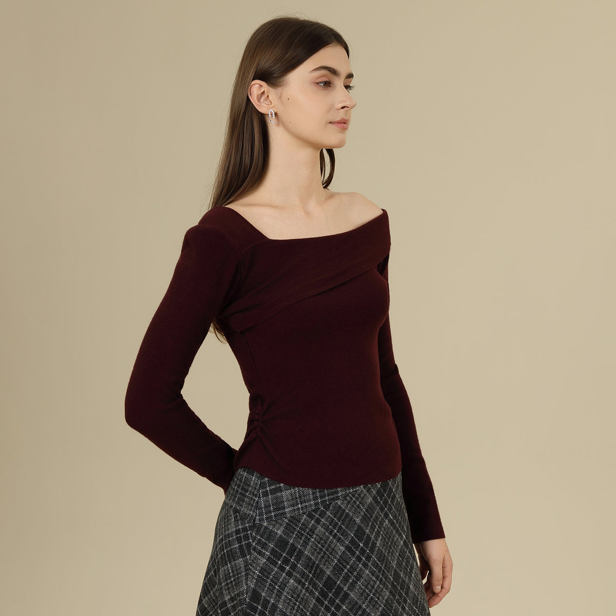 Plain Sweater For Women