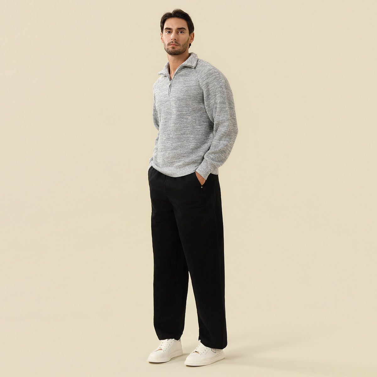 Solid Sweater For Men