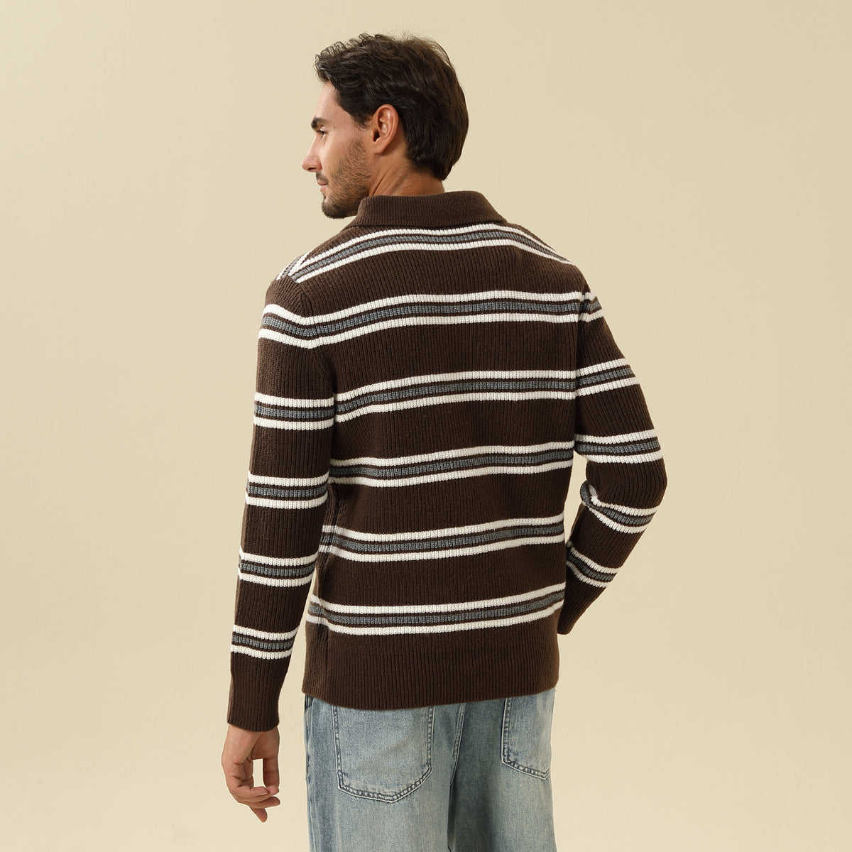 Striped Sweater For Men