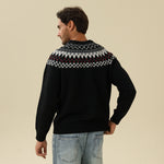 Prominent Print Sweater For Men