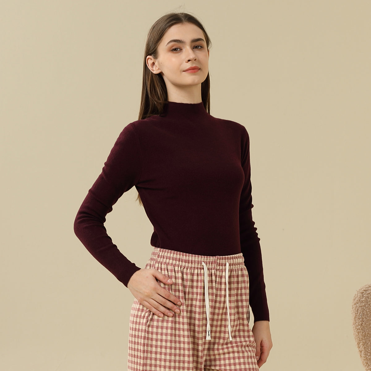 Plain Sweater For Women
