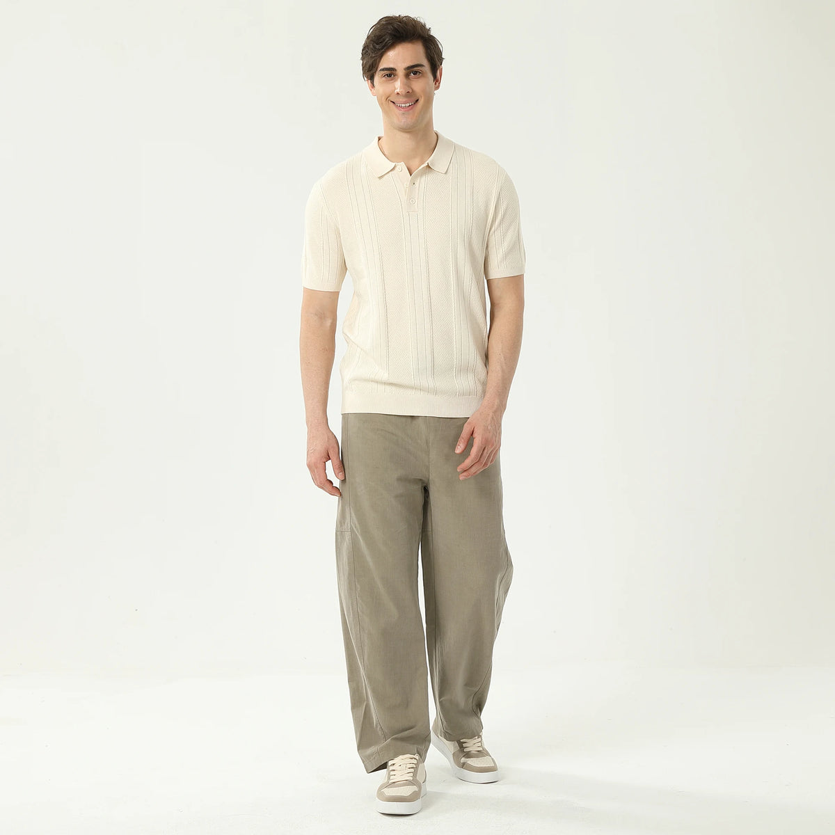 Jacquard Polo Shirt For Men