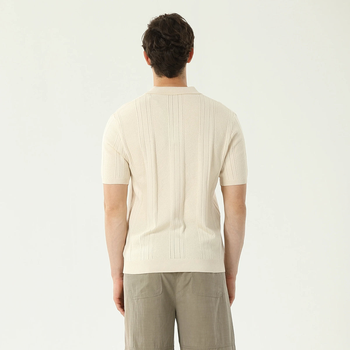 Jacquard Polo Shirt For Men