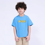 Blue Printed T.Shirt for Boys Image