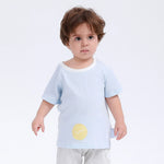 Blue Printed Street Look T.Shirt for Baby Boy Image