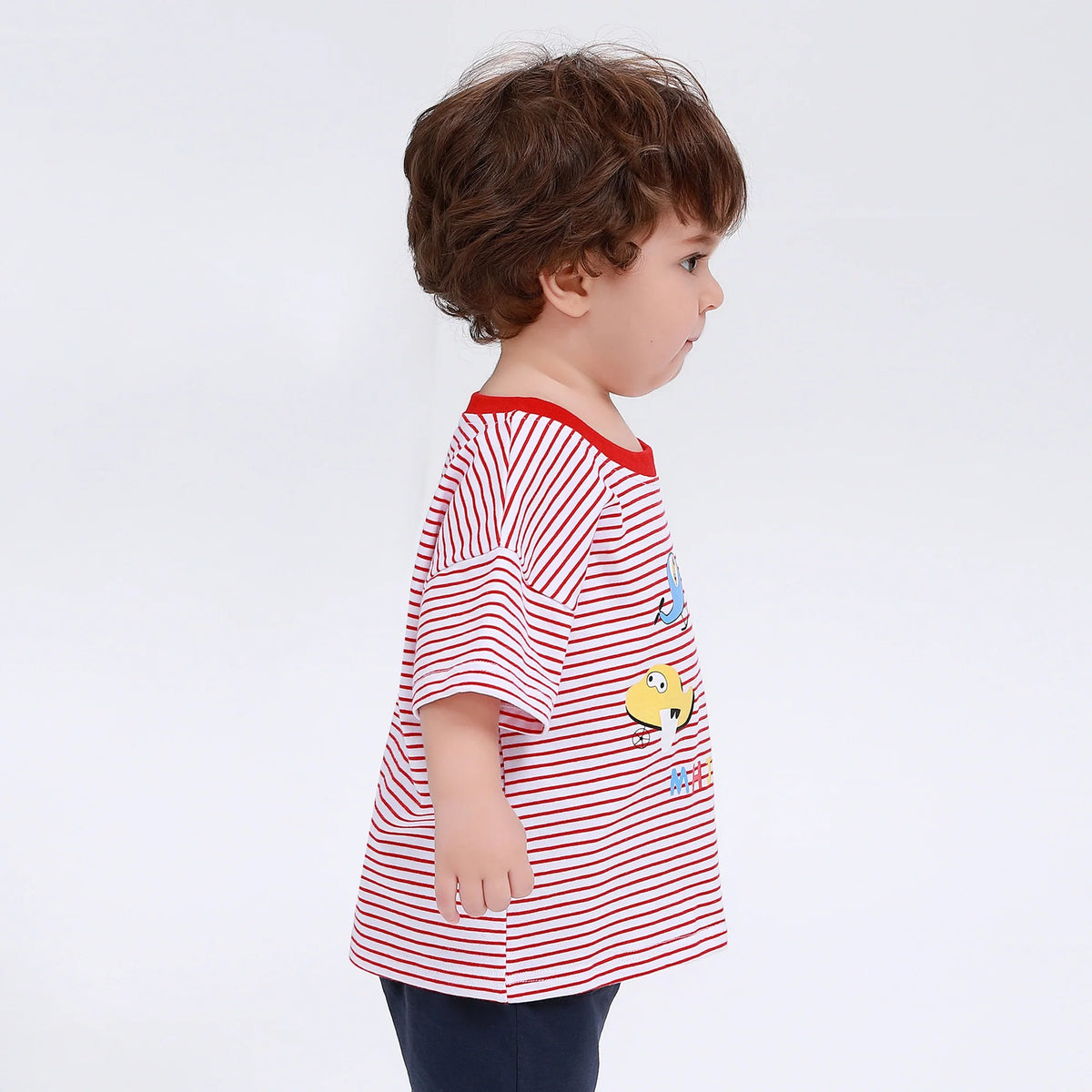 Striped Street Look T.Shirt for Baby Boy Image