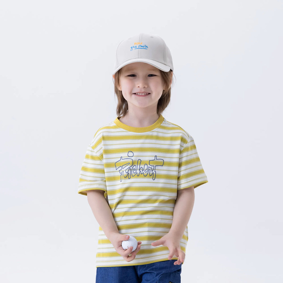 Green Striped Fashion T.Shirt For Boys Image