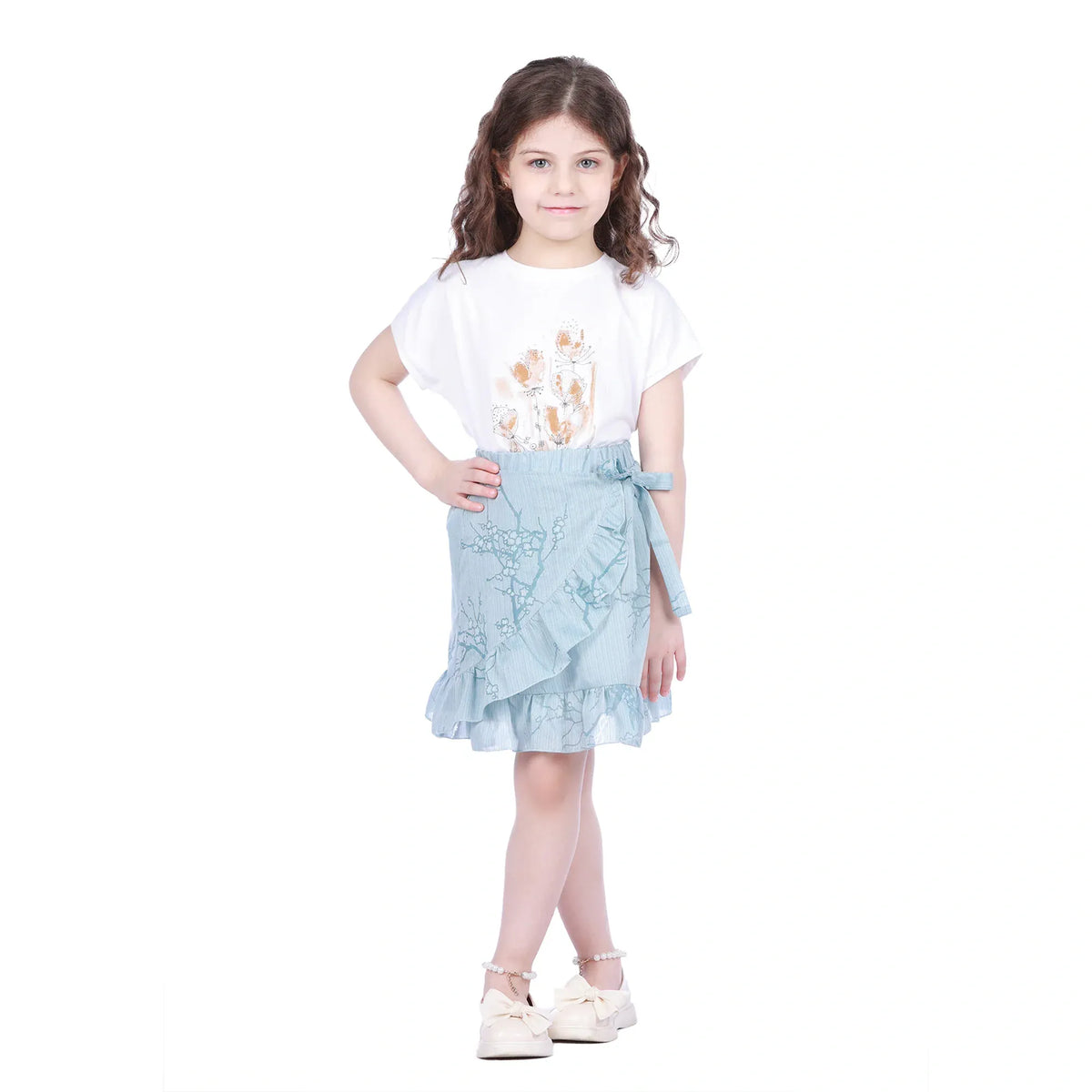 Floral Classic T.Shirt For Girls Image