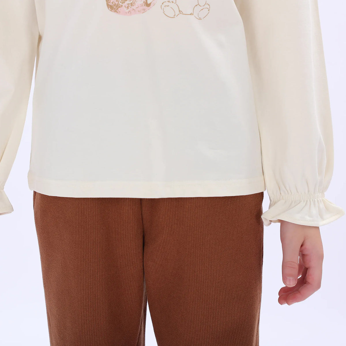 Casual Printed T.Shirt for Girls Image