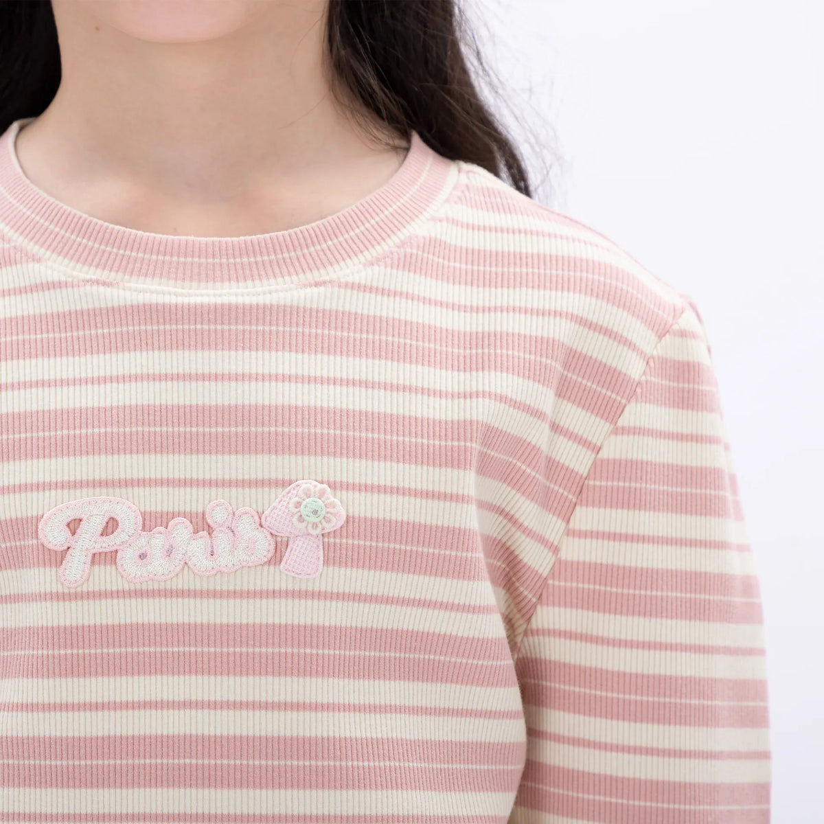 Casual Striped T.Shirt for Girls Image