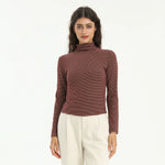 Elegant Striped T.Shirt for Women Image