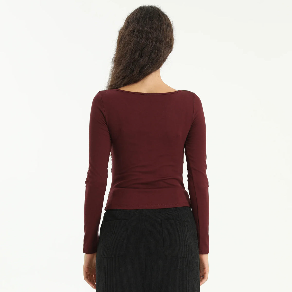 Elegant Plain T.Shirt for Women Image