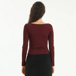 Elegant Plain T.Shirt for Women Image