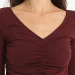 Elegant Plain T.Shirt for Women Image