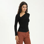 Elegant Plain T.Shirt for Women Image