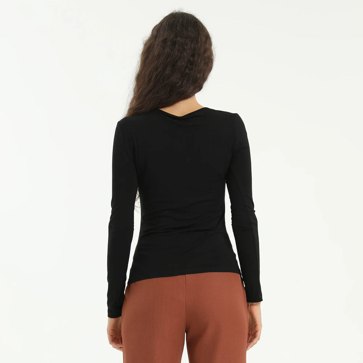 Elegant Plain T.Shirt for Women Image