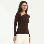 Elegant Plain T.Shirt for Women Image