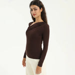 Elegant Plain T.Shirt for Women Image