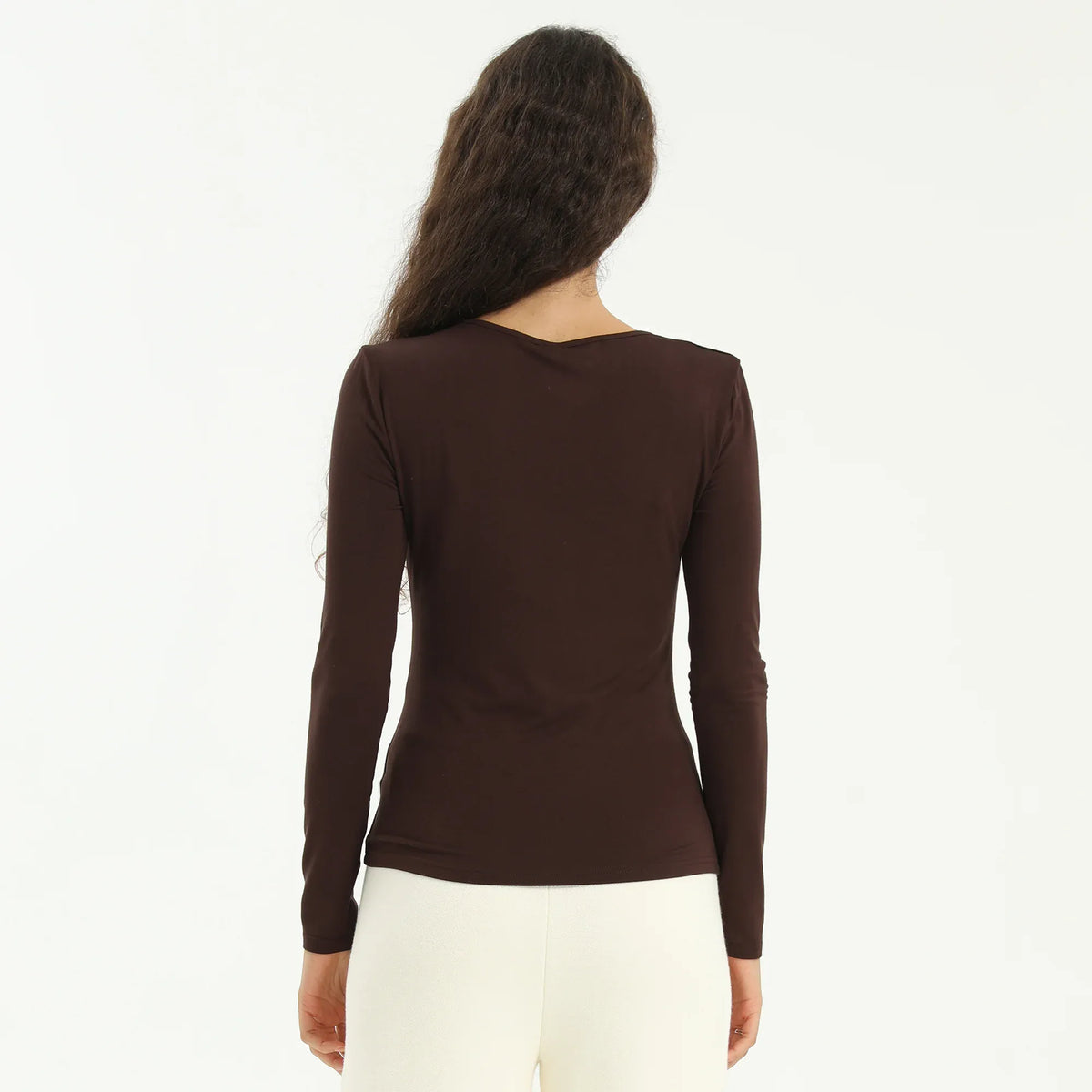 Elegant Plain T.Shirt for Women Image