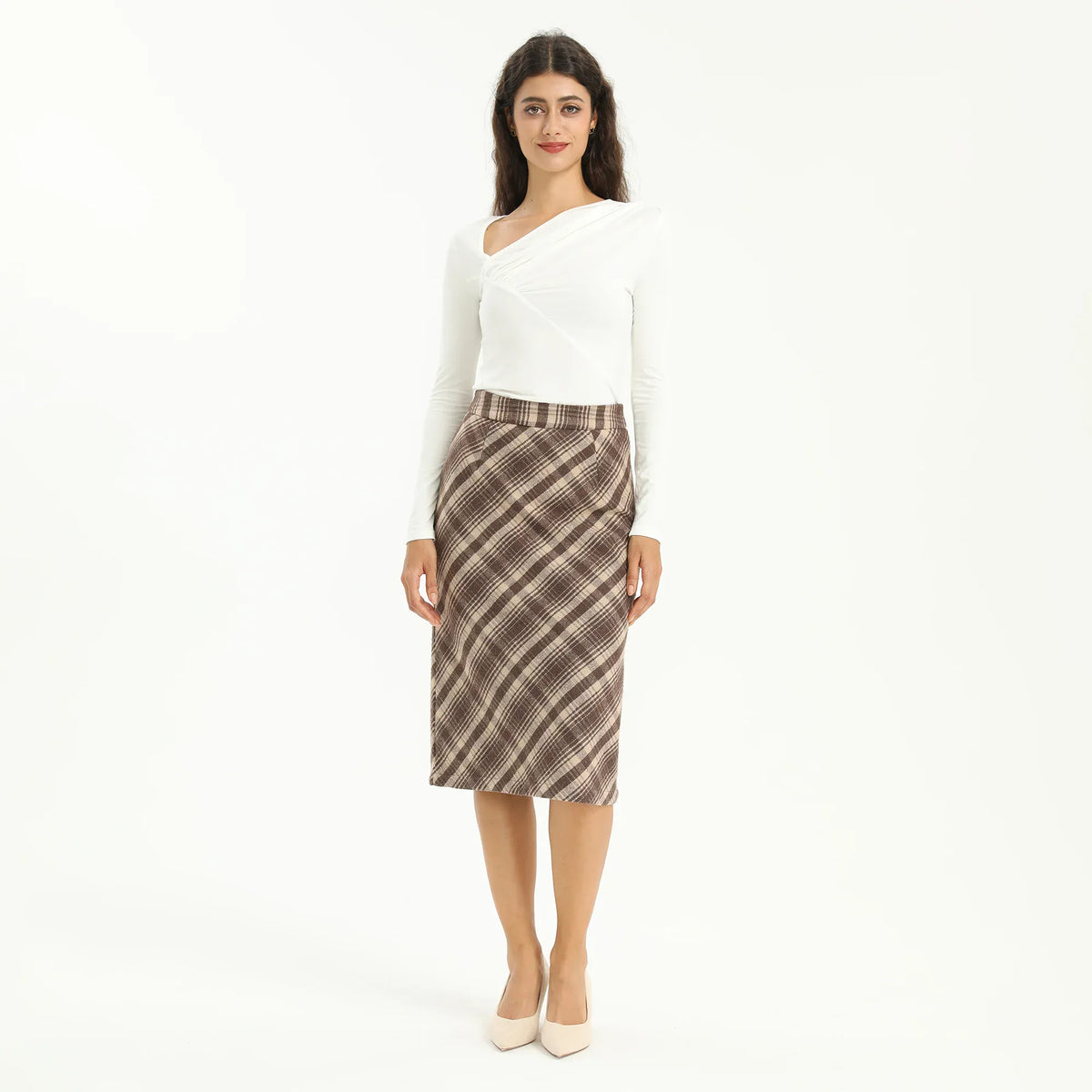 Elegant Plain T.Shirt for Women Image