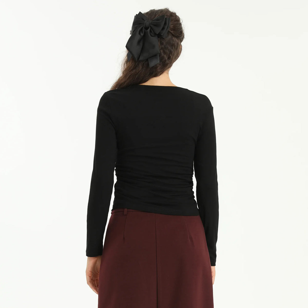 Elegant Plain T.Shirt for Women Image