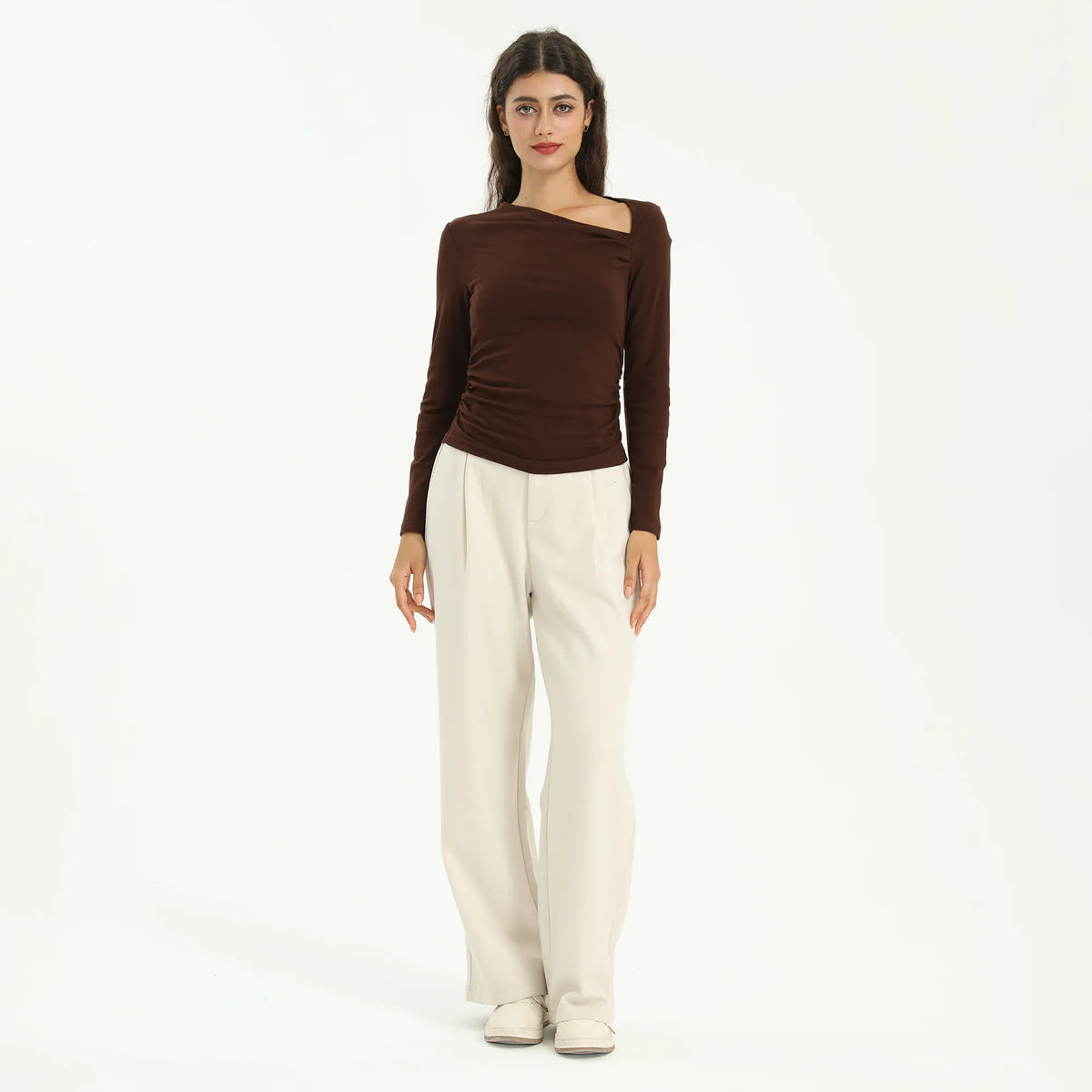 Elegant Plain T.Shirt for Women Image