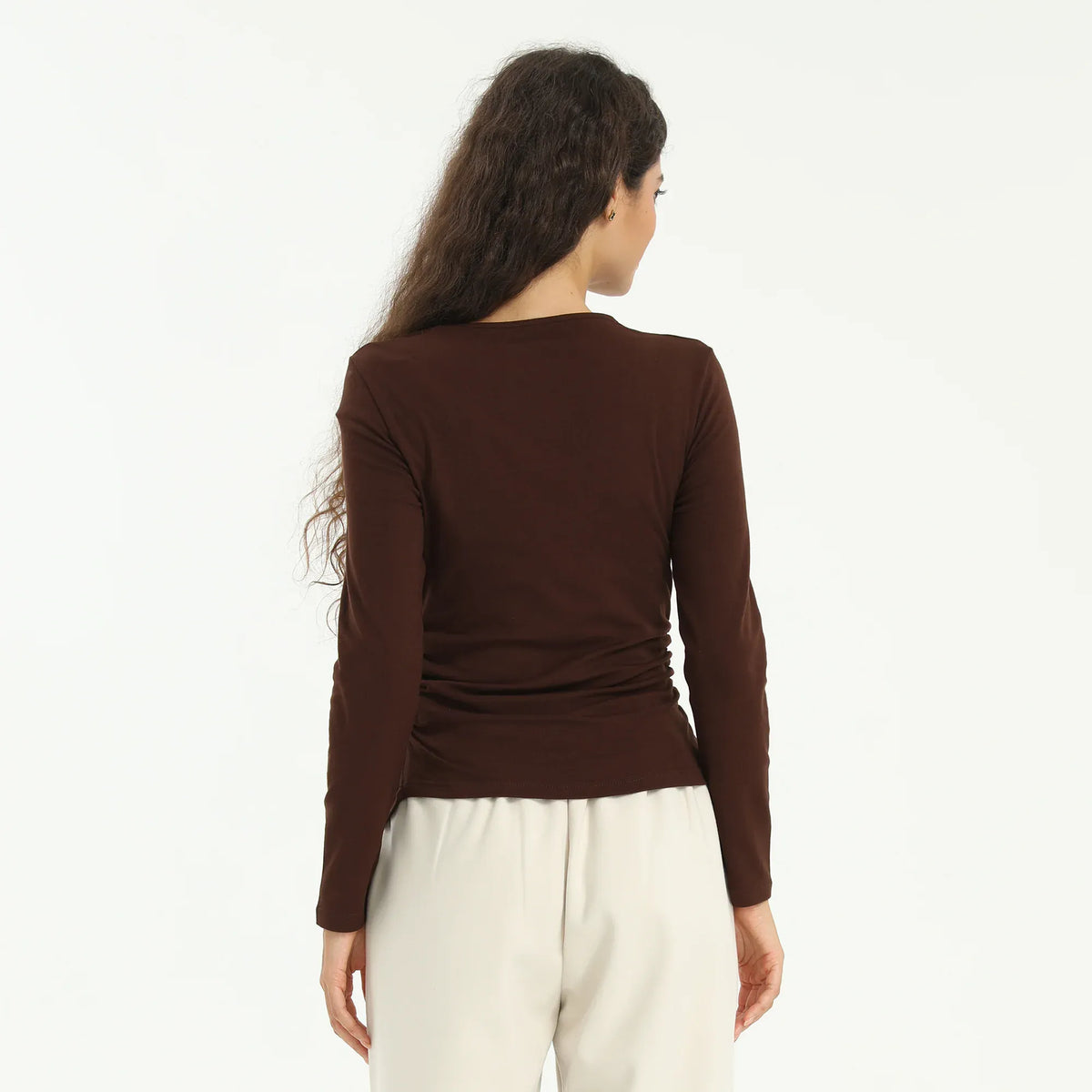 Elegant Plain T.Shirt for Women Image