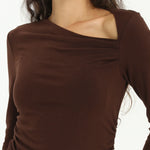 Elegant Plain T.Shirt for Women Image