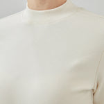 Plain Slim Sleeve T.Shirt with Tight for Women Image