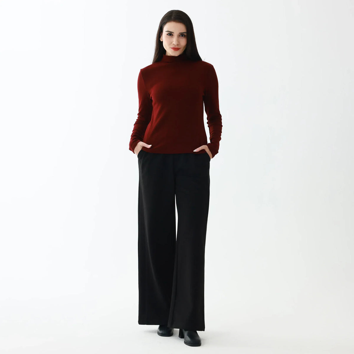 Elegant Plain T.Shirt for Women Image